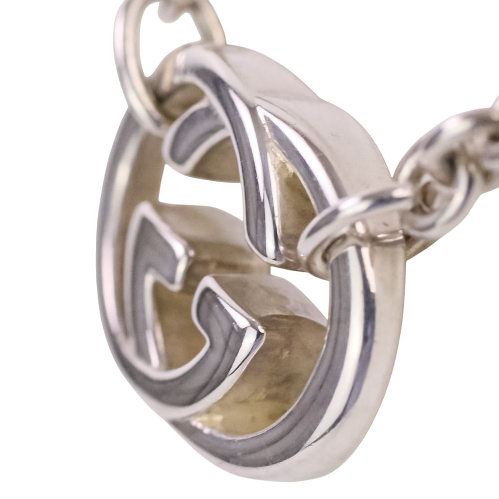 Gucci GG Interlocking G Chain Necklace 925 Sterling Silver — view 5