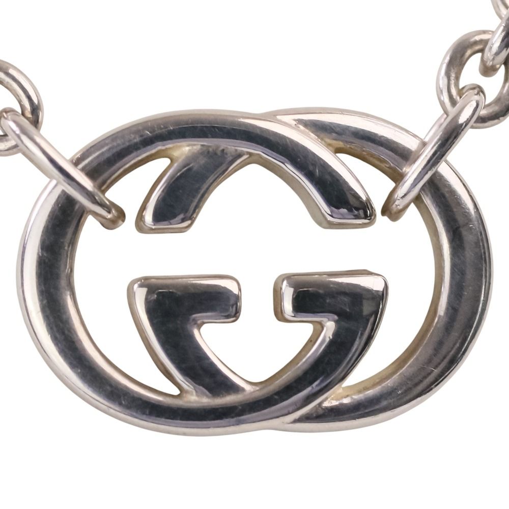Gucci GG Interlocking G Chain Necklace 925 Sterling Silver — view 3