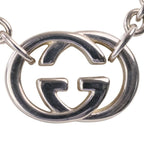 Gucci GG Interlocking G Chain Necklace 925 Sterling Silver — view 3