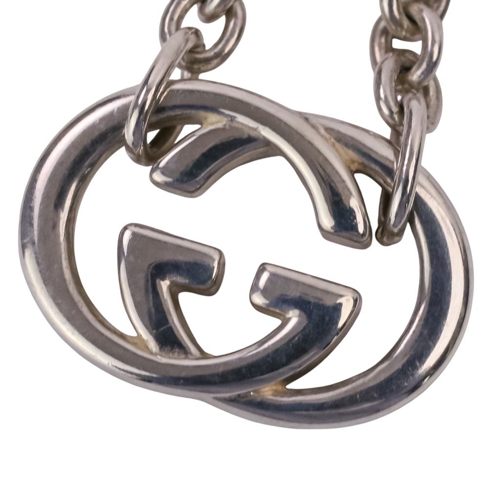 Gucci GG Interlocking G Chain Necklace 925 Sterling Silver