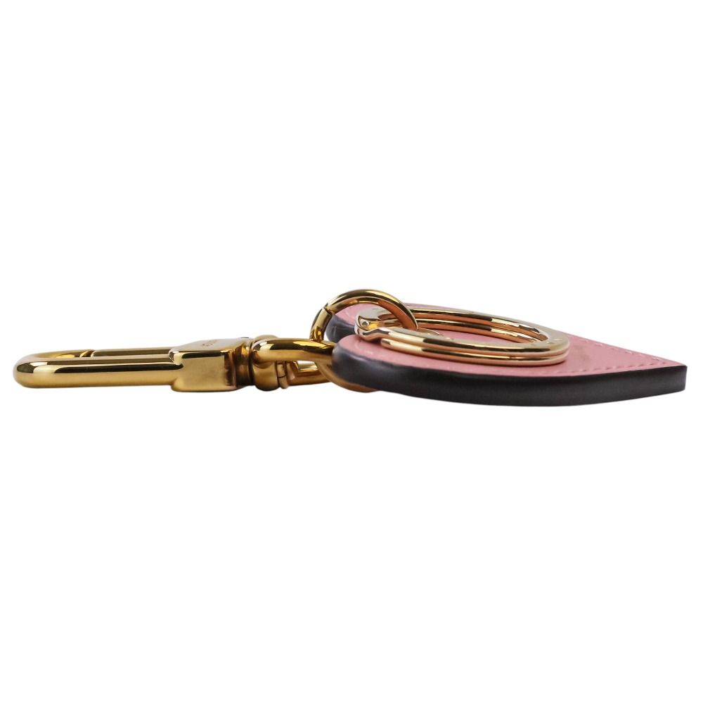 Louis Vuitton Monogram Vernis Porte Cles Cool Love Lock Heart Key Holder Pink — view 7