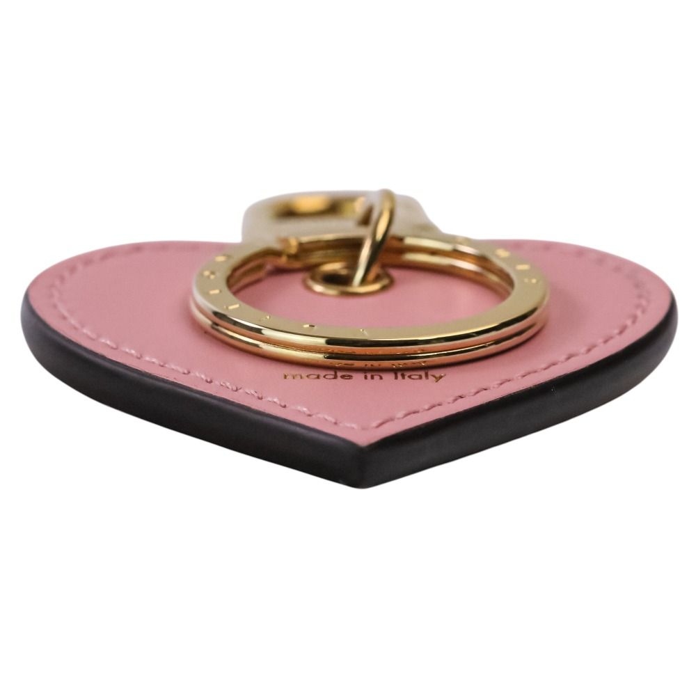 Louis Vuitton Monogram Vernis Porte Cles Cool Love Lock Heart Key Holder Pink — view 8