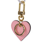 Louis Vuitton Monogram Vernis Porte Cles Cool Love Lock Heart Key Holder Pink — view 5