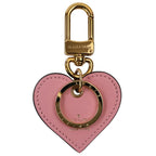 Louis Vuitton Monogram Vernis Porte Cles Cool Love Lock Heart Key Holder Pink — view 4