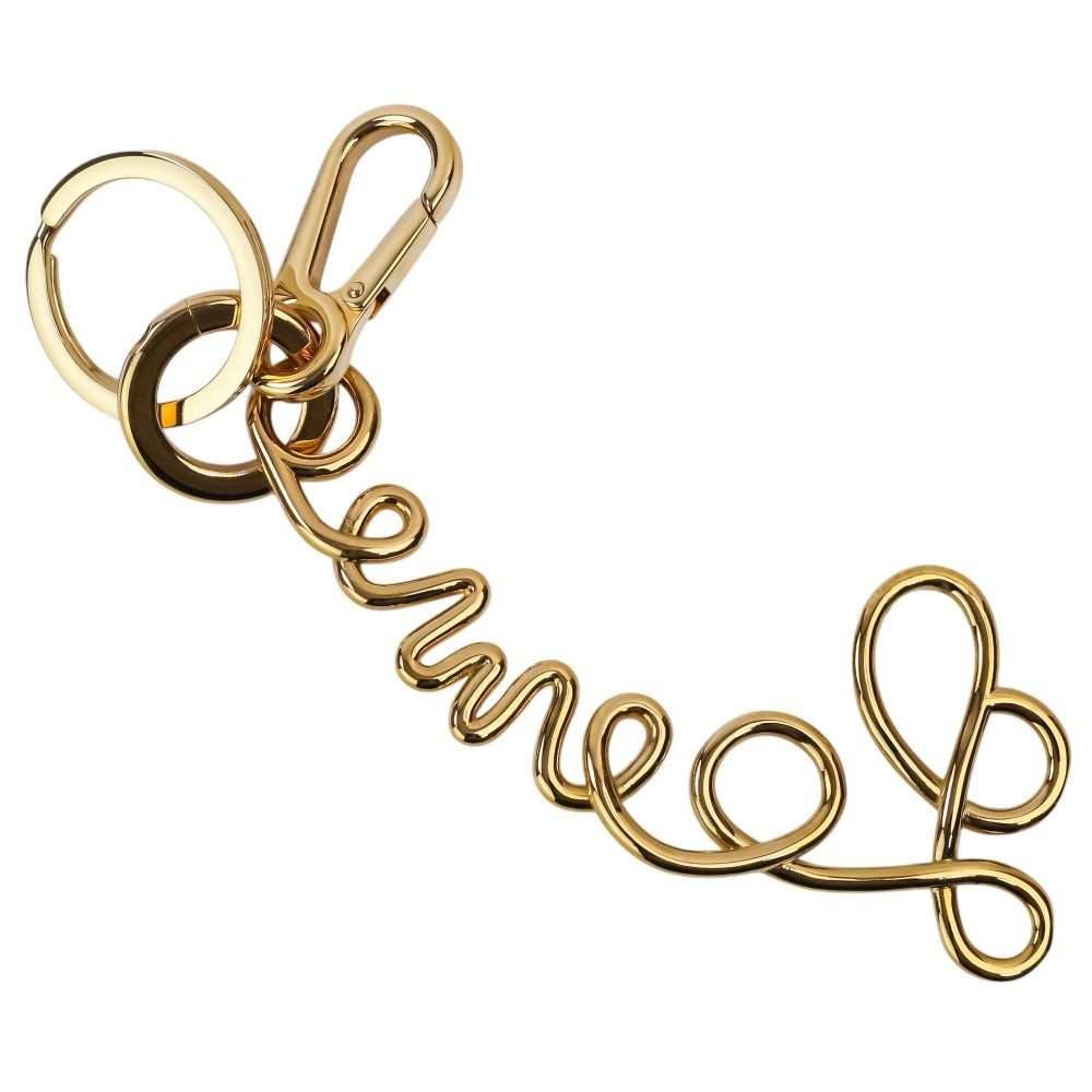 Loewe Signature Charm Key Holder Gold Colored — view 2