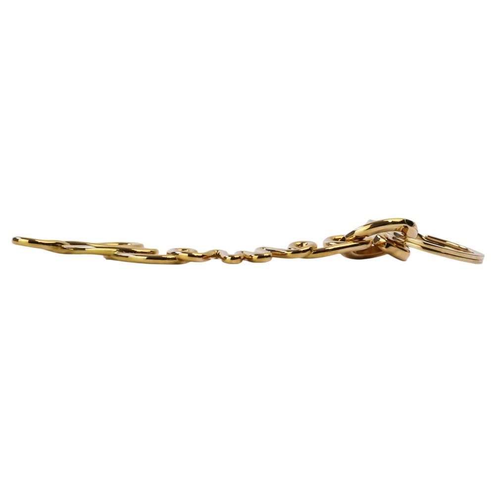 Loewe Signature Charm Key Holder Gold Colored — view 3