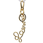 Loewe Signature Charm Key Holder Gold Colored — view 8