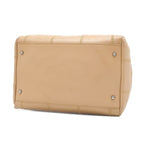 Chanel Choco Bar Caviar Leather Beige Silver Shoulder Bag 93 — view 3