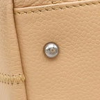 Chanel Choco Bar Caviar Leather Beige Silver Shoulder Bag 93 — view 6