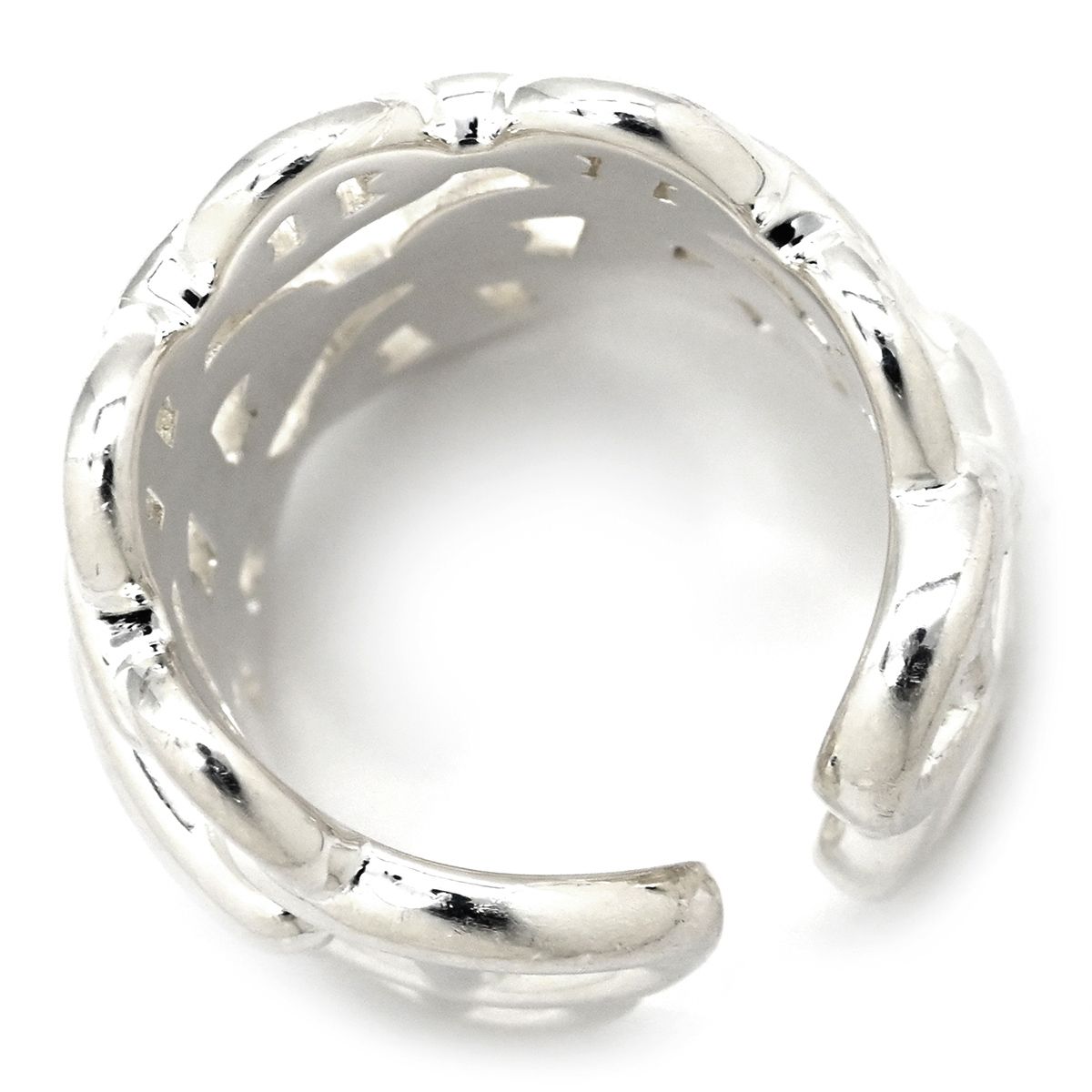 Hermes Ring Chaine D'ancre Enchainee GM 925 Sterling Silver — view 2