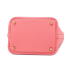 Hermes Handbag Picotin Lock 18 PM Touch Taurillon Clemence Alligator Matte Rose — view 4