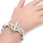 Hermes Bracelet Chaine D'ancre MM 925 Sterling Silver 17 Links — view 7