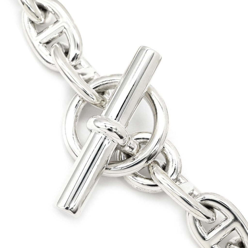 Hermes Bracelet Chaine D'ancre MM 925 Sterling Silver 17 Links — view 4
