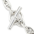 Hermes Bracelet Chaine D'ancre MM 925 Sterling Silver 17 Links — view 4
