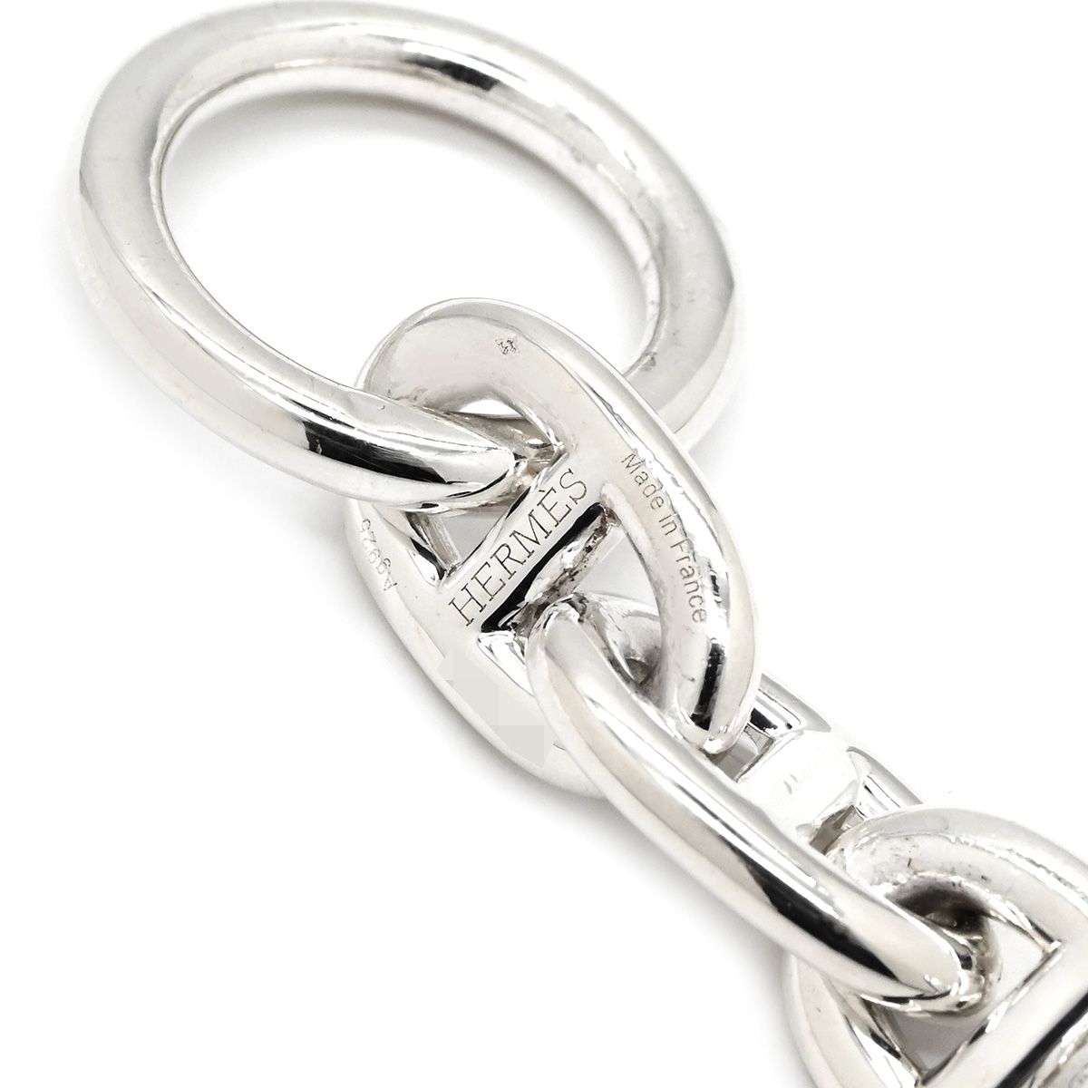 Hermes Bracelet Chaine D'ancre MM 925 Sterling Silver 17 Links — view 5