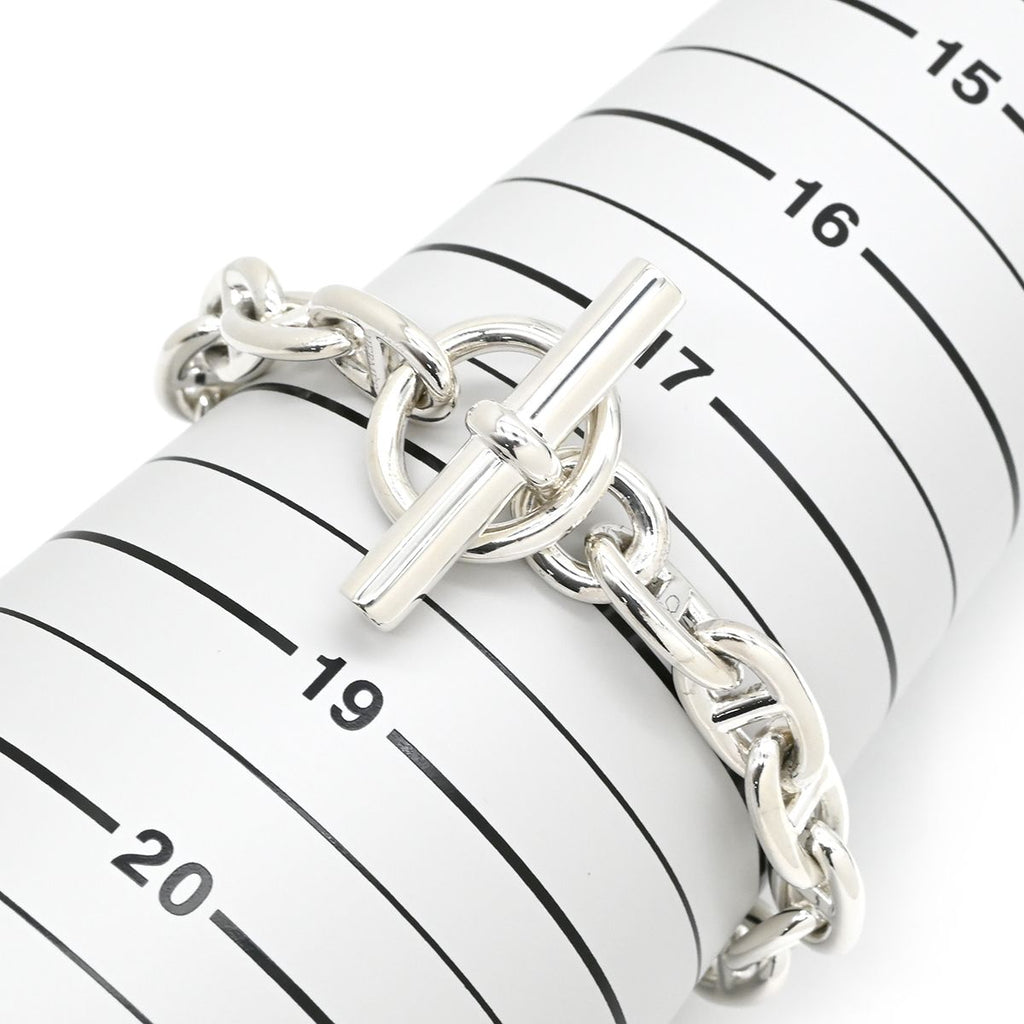 Hermes Bracelet Chaine D'ancre MM 925 Sterling Silver 17 Links — view 6