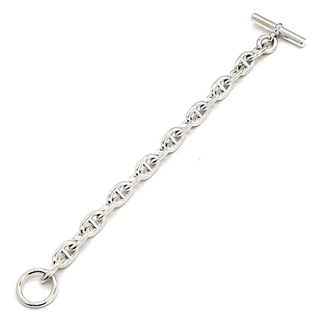 Hermes Bracelet Chaine D'ancre MM 925 Sterling Silver 17 Links — view 2