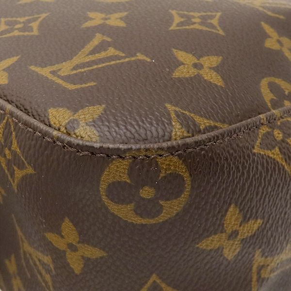 Louis Vuitton Handbag Looping MM Monogram Canvas Gold Brown One Handle — view 4