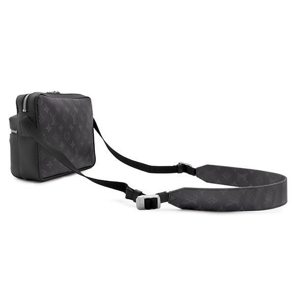 Louis Vuitton Shoulder Bag Outdoor Messenger PM Taiga Monogram Eclipse Black — view 2