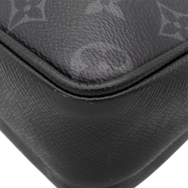 Louis Vuitton Shoulder Bag Outdoor Messenger PM Taiga Monogram Eclipse Black — view 4
