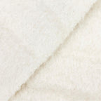 Loewe Mohair Wool Anagram Leather Patch Fringe Long Scarf Ivory — view 6