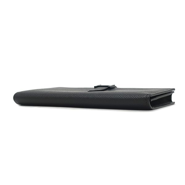 Hermes Wallet Bearn Soufflet Monochrome Veau Epsom Black — view 3