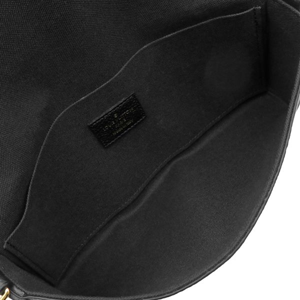 Louis Vuitton Chain Wallet Pochette Felicie Monogram Empreinte Black Gold — view 8