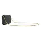 Louis Vuitton Chain Wallet Pochette Felicie Monogram Empreinte Black Gold — view 2