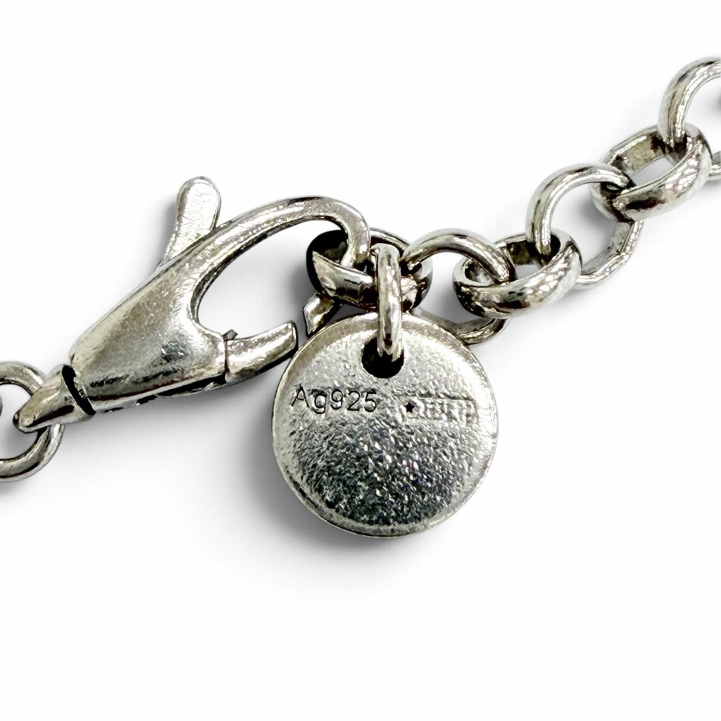Gucci Interlocking G Arabesque Chain Necklace Silver — view 8