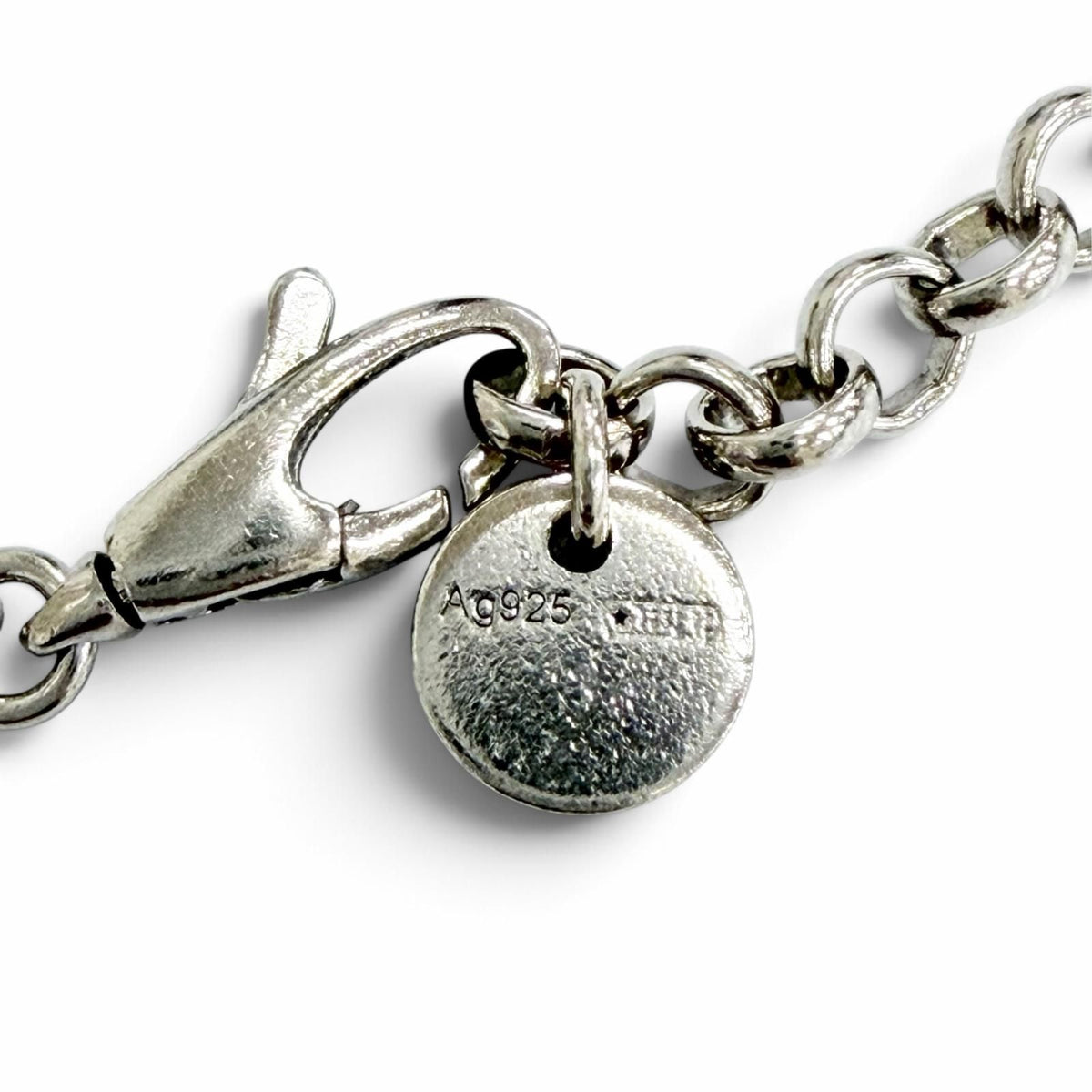 Gucci Interlocking G Arabesque Chain Necklace Silver — view 8