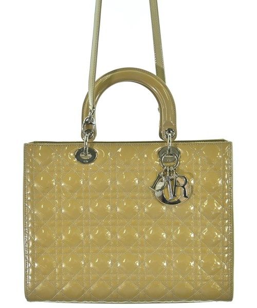 Dior Patent Cannage Lady Large 2-Way Tote Bag