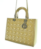 Dior Patent Cannage Lady Large 2-Way Tote Bag — view 6