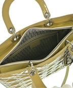 Dior Patent Cannage Lady Large 2-Way Tote Bag — view 4