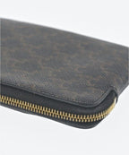 Celine Triomphe Canvas Coin Purse — view 7