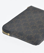 Celine Triomphe Canvas Coin Purse — view 6