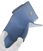 Celine Leather Compact Wallet Trifold Coin Purse — view 4
