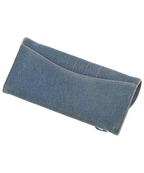 Dior Denim Saddle Long Flap Wallet Coin Purse — view 2