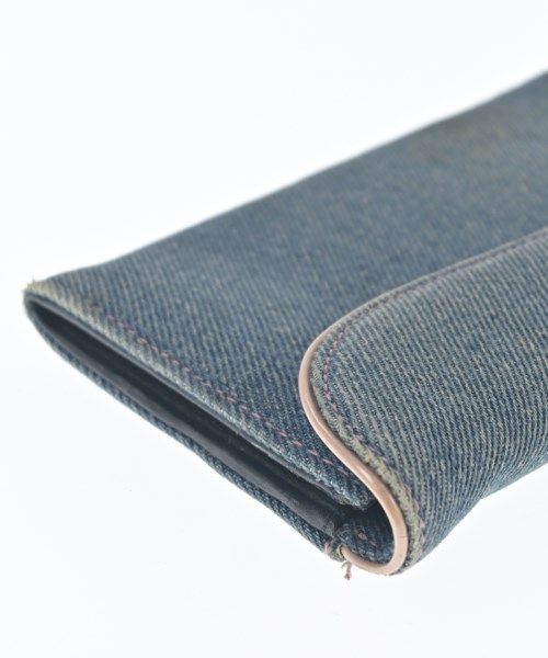 Dior Denim Saddle Long Flap Wallet Coin Purse — view 7