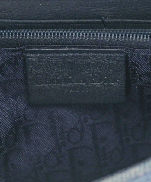 Dior Denim Saddle Long Flap Wallet Coin Purse — view 5