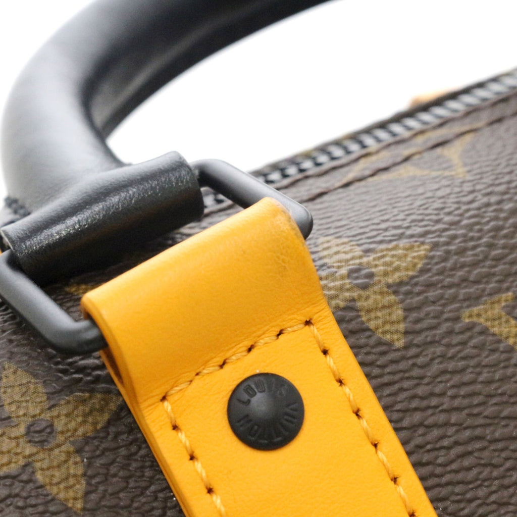 Louis Vuitton Keepall Bandouliere 25 Shoulder Bag Monogram Macassar Brown Boys' — view 5