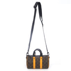 Louis Vuitton Keepall Bandouliere 25 Shoulder Bag Monogram Macassar Brown Boys' — view 2