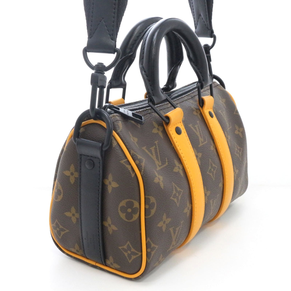 Louis Vuitton Keepall Bandouliere 25 Shoulder Bag Monogram Macassar Brown Boys' — view 3