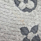 Louis Vuitton Logomania Scarf Shawl Logo Monogram Fringe Gray — view 7