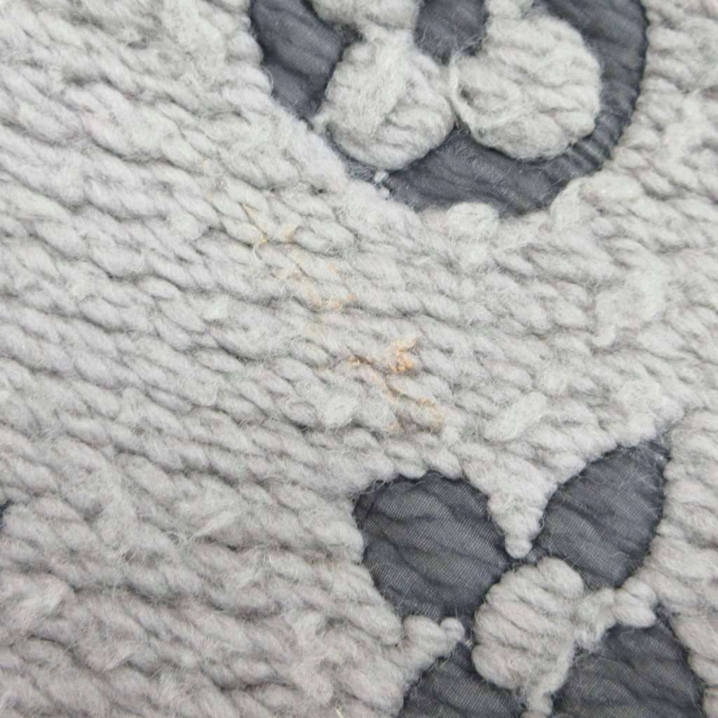 Louis Vuitton Logomania Scarf Shawl Logo Monogram Fringe Gray — view 7