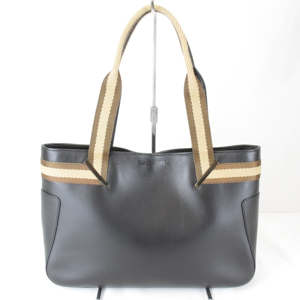 Gucci 002 Handbag Leather Black