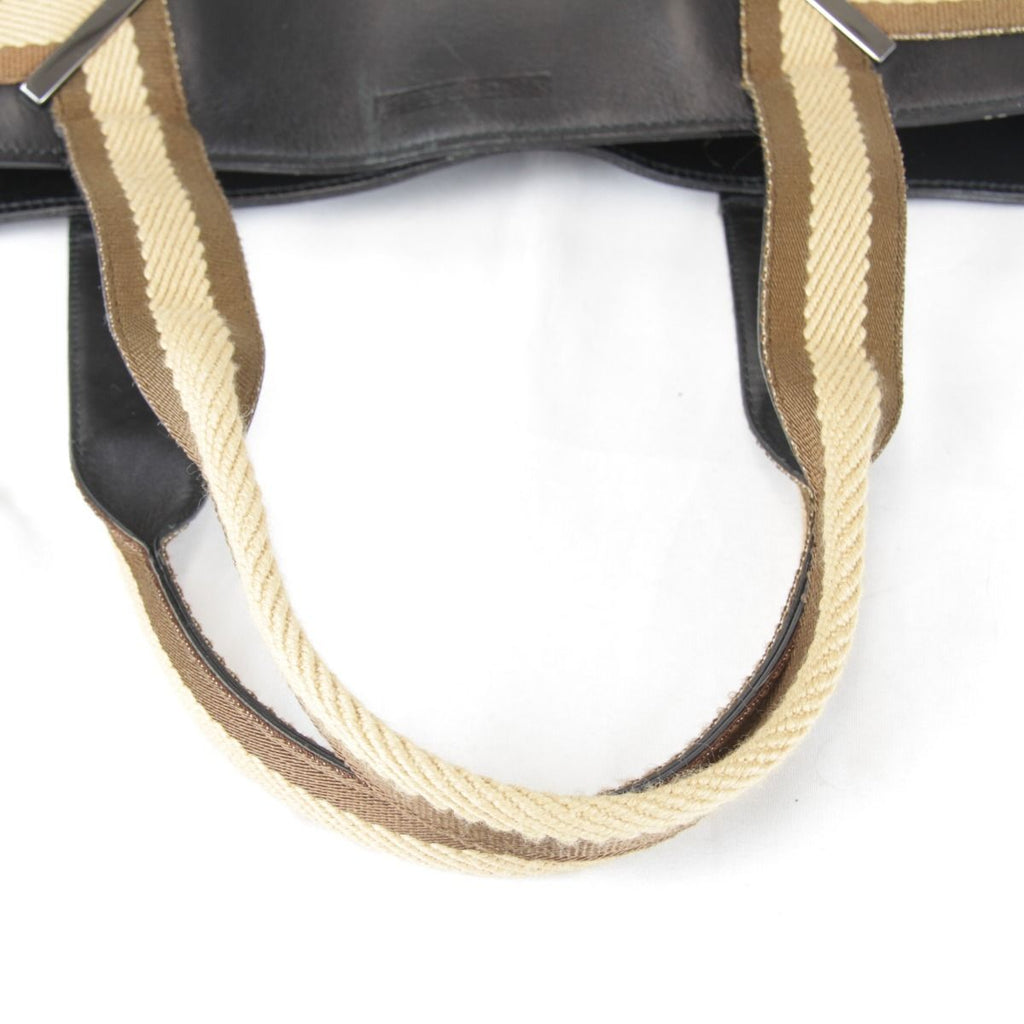 Gucci 002 Handbag Leather Black — view 8