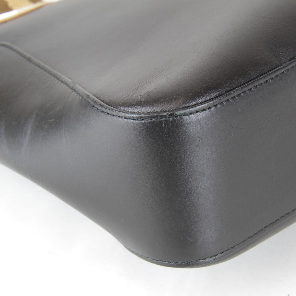 Gucci 002 Handbag Leather Black — view 6