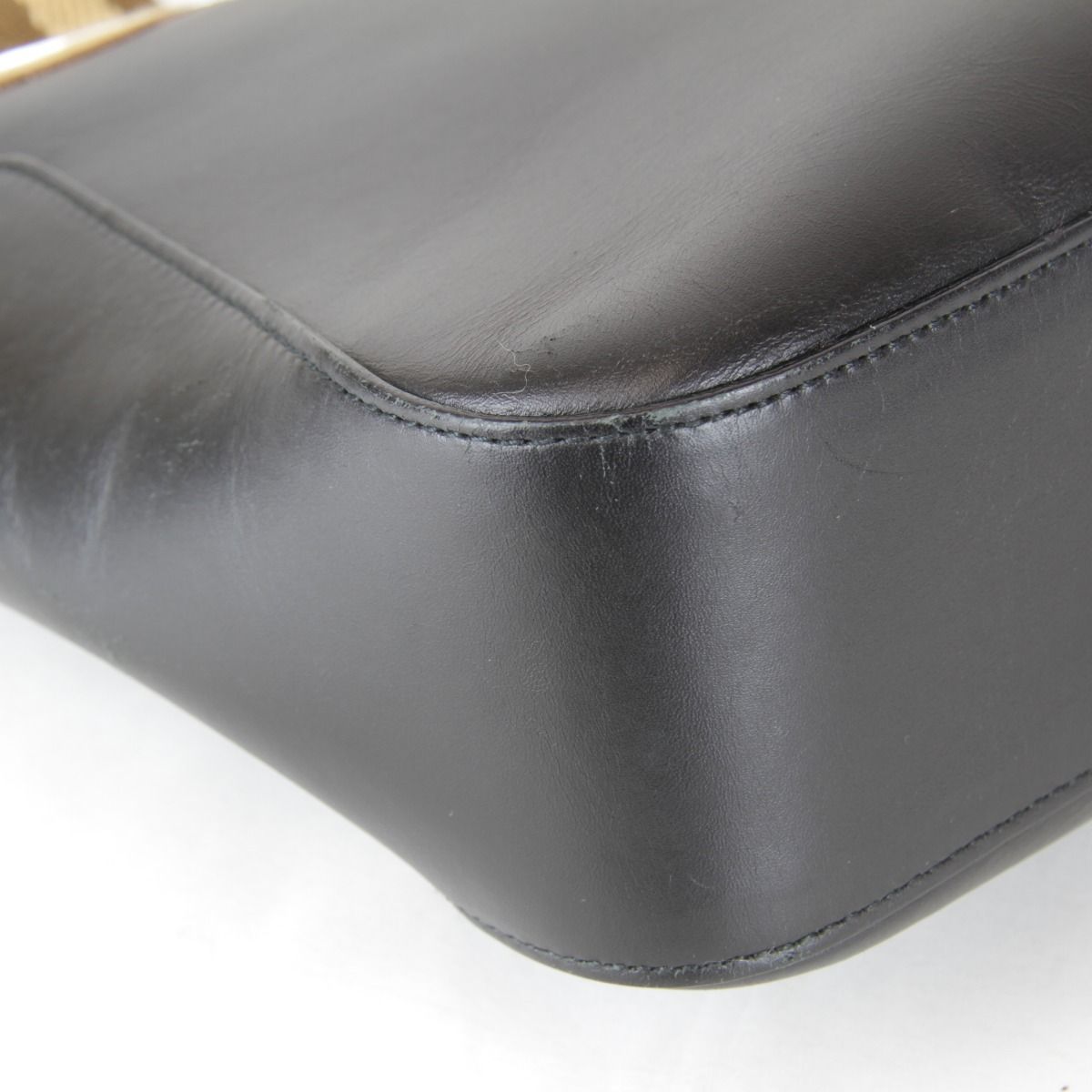 Gucci 002 Handbag Leather Black — view 6