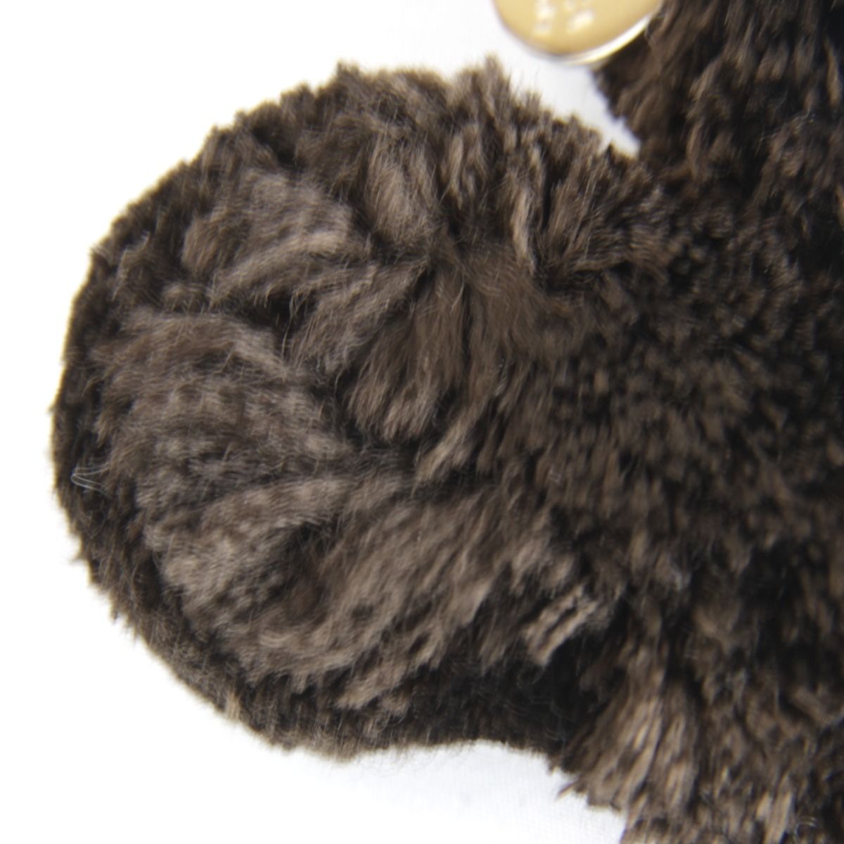 Gucci Ori Poodle Charm GG Supreme Canvas Brown Keychain — view 6