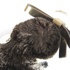 Gucci Ori Poodle Charm GG Supreme Canvas Brown Keychain — view 5